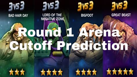 mcoc arena cutoff